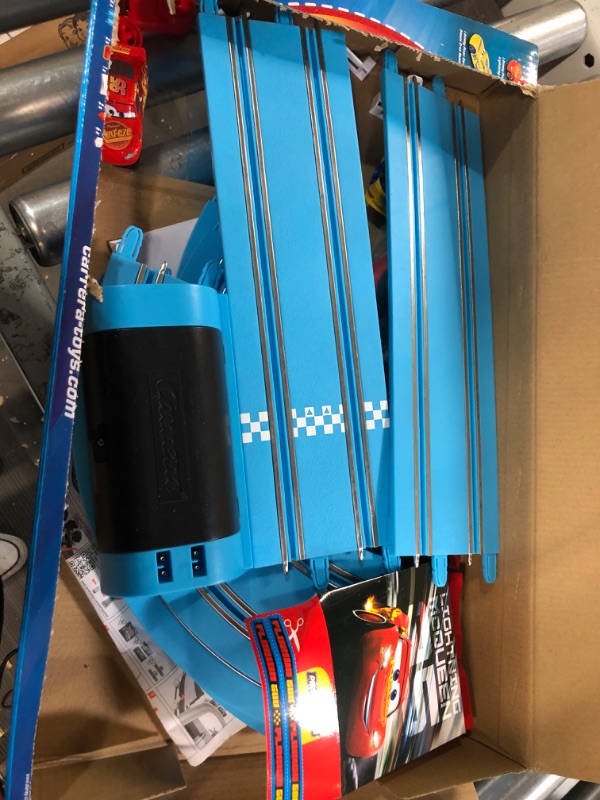 Photo 1 of Carrera First Disney/Pixar Cars - Slot Car Race Track - Includes 2 Cars: Lightning McQueen and Dinoco Cruz 