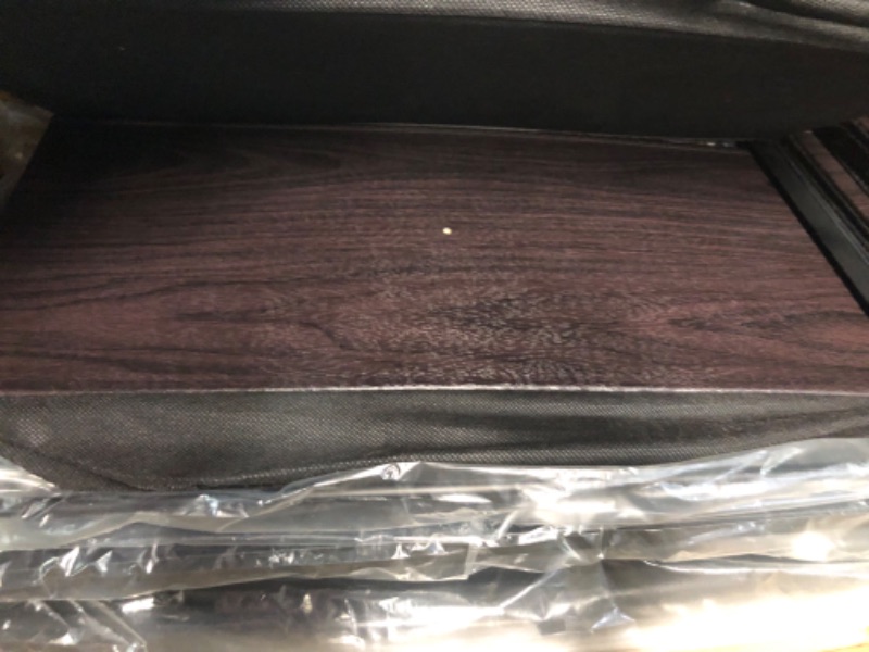 Photo 1 of REAHOME 10 Drawer Dresser for Bedroom Faux Leather Chest of Drawers Fabric Dresser  (Rustic Brown)