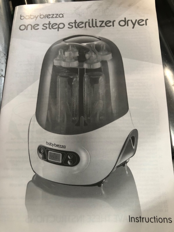 Photo 1 of Baby Brezza Baby Bottle Sterilizer and Dryer Machine – Electric Steam Sterilization - Universal Fit - Pacifiers, Glass, Plastic