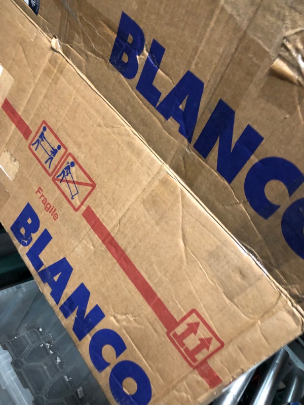 Photo 1 of ***NOT FUNCTIONAL - FOR PARTS - NONREFUNDABLE - SEE COMMENTS***
BLANCO 442536 PRECIS SILGRANIT Undermount Kitchen Sink, Metallic Gray