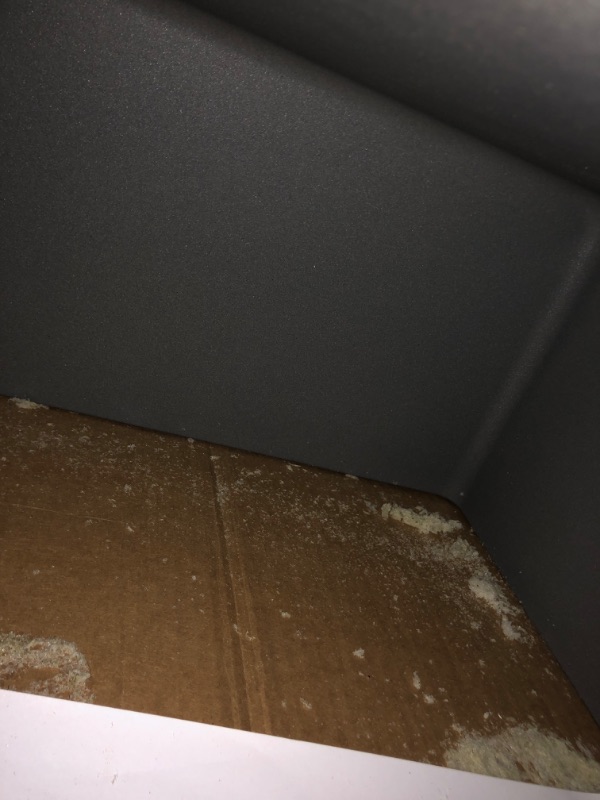 Photo 1 of ***NOT FUNCTIONAL - FOR PARTS - NONREFUNDABLE - SEE COMMENTS***
BLANCO 442536 PRECIS SILGRANIT Undermount Kitchen Sink, Metallic Gray