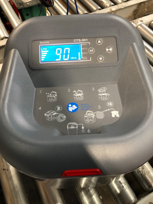 Photo 1 of LEONNS Cold Therapy Machine w/Universal Flexible Pad | Ice Cryotherapy System for Knee, Shoulder, Back, Hip