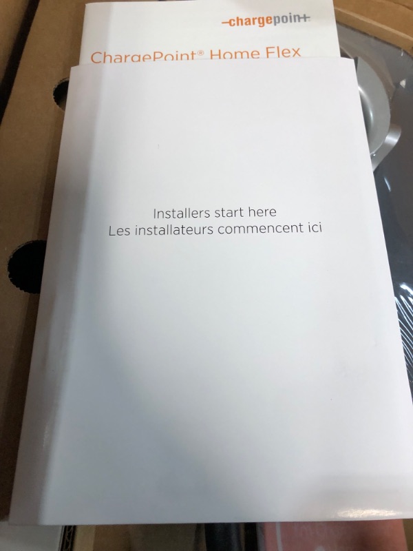 Photo 1 of **MISSING MOUNTING HARDWARE**
ChargePoint Home Flex Electric Vehicle (EV) Charger, 16 to 50 Amp, 240V, Level 2 WiFi Enabled EVSE, UL Listed, ENERGY 