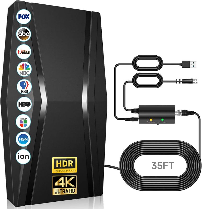 Photo 1 of 2023 Upgraded TV Antenna for Smart tv Up to 800+ Miles- Antenna TV Digital HD Indoor Outdoor with Amplifier 