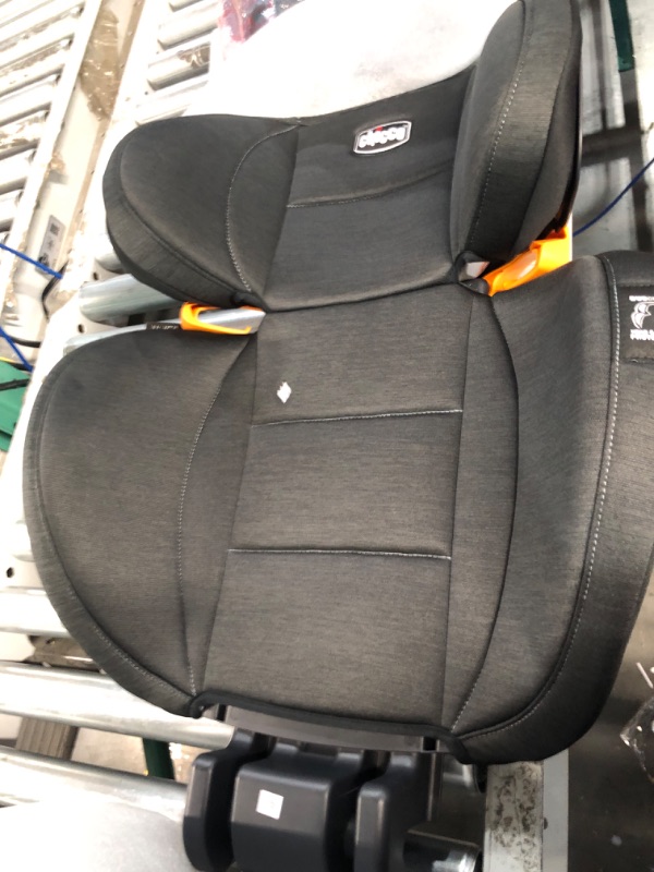 Photo 2 of * missing arm * 
Chicco KidFit ClearTex Plus 2-in-1 Belt-Positioning Booster Car Seat, Backless and High Back Booster Seat,Obsidian