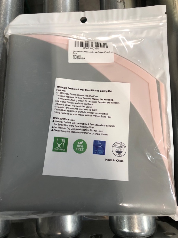 Photo 2 of *****BUNDLE****No Returns*****Set of 2 Thick Silicone Placemats in each bag (Pink+Grey) 2 Bags in Qty