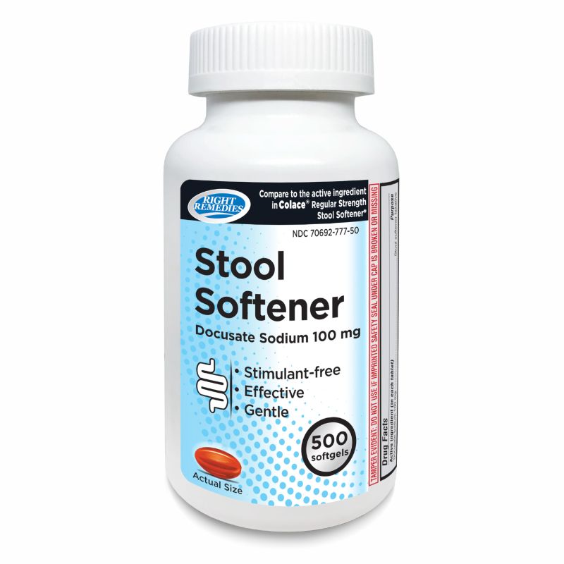 Photo 1 of ********BUNDLE*****No Returns****** RIGHT REMEDIES Stool Softener Softgels (2 Bottles)