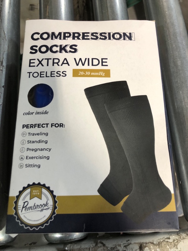 Photo 2 of Pembrook Plus Size Compression Socks 