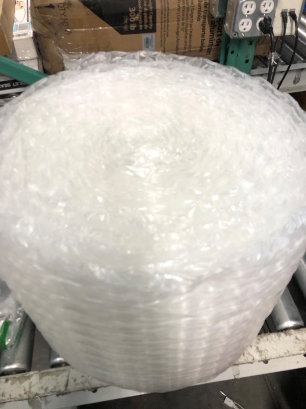 Photo 3 of Duck Brand Large Bubble Wrap Cushioning, 5/16" Bubbles for Extra Protection Packing, Shipping, and Moving, Perforated Every 12", 12" x 60' per Roll 12 in. x 60 ft.