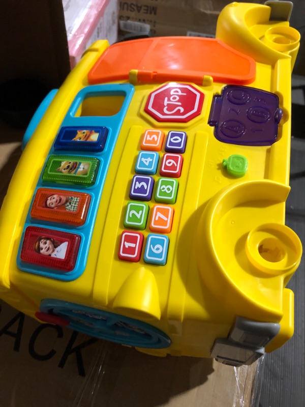 Photo 6 of CoComelon Musical Learning Bus, Number and Letter Recognition, Phonetics, Yellow School Bus Toy Plays ABCs and Wheels on the Bus, by Just Play