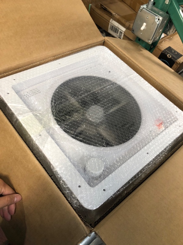 Photo 2 of 2012 Air Max RV Roof Vent Fan Reversible Exhaust Fan with Rain Sensor, Ultra Low Noise Level Permanent RV Air Ventilation Ceiling Fan 12V with Remote, with 14" Semi-transparent UV-Proof Cover Lid