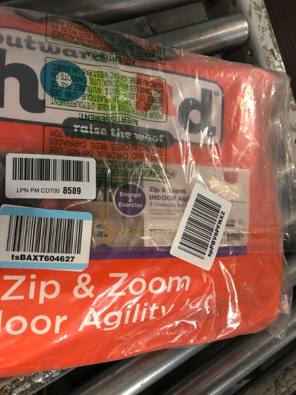 Photo 3 of Outward Hound Zip & Zoom Indoor Dog Agility Training Kit for Dogs Orange Indoor