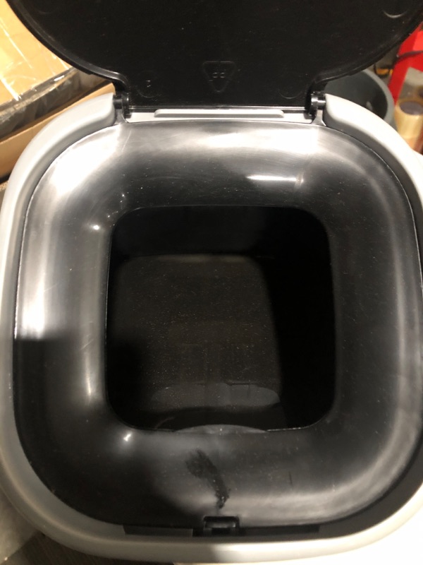 Photo 3 of * used * incomplete * see images * 
Litter Genie Standard Pail (Silver) | Cat Litter Box Waste Disposal System for Odor Control | Includes 1 Square Refill Bag