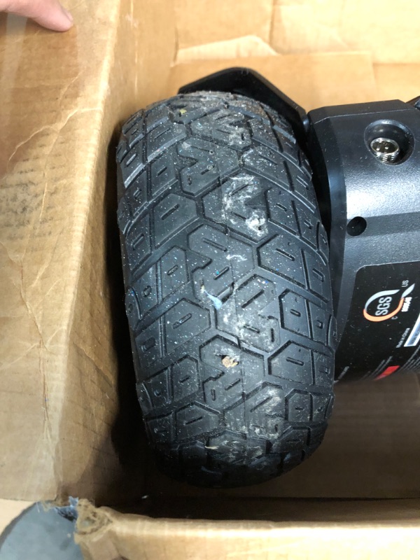 Photo 8 of [READ NOTES]**MINOR DAMAGE**
Gyroor Warrior 8.5 inch All Terrain Off Road Hoverboard with Bluetooth Speakers and LED Lights, UL2272 Certified Self Balancing Scooter 1-black