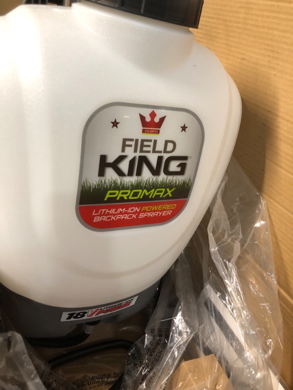 Photo 2 of  ***BATTERY NOT INCLUDED***
Field King 190515 Professionals Battery Powered Backpack Sprayer, 4 gal 