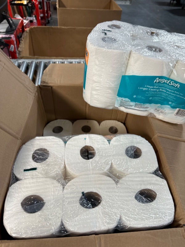 Photo 2 of Angel Soft® Toilet Paper, 48 Mega Rolls = 192 Regular Rolls, 2-Ply Bath Tissue