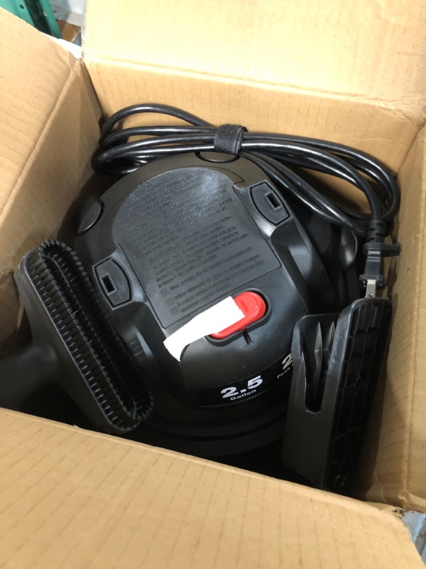 Photo 2 of **NON REFUNDABLE NO RETURNS SOLD AS IS**
**PARTS ONLY**Vacmaster Red Edition VOM205P 1101 Portable Wet Dry Shop Vacuum 2.5 Gallon 2 Peak HP 1-1/4 inch Hose