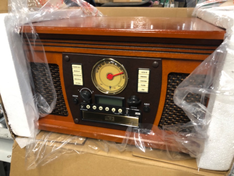 Photo 6 of Victrola Navigator 8-in-1 Classic Bluetooth Record Player, Mahogany