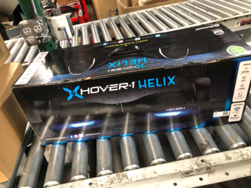 Photo 5 of (READ NOTES) Hover-1 Helix Electric Hoverboard | 7MPH Top Speed, 4 Mile Range, 6HR Full-Charge, Built-in Bluetooth Speaker, Rider Modes: Beginner to Expert Hoverboard Black