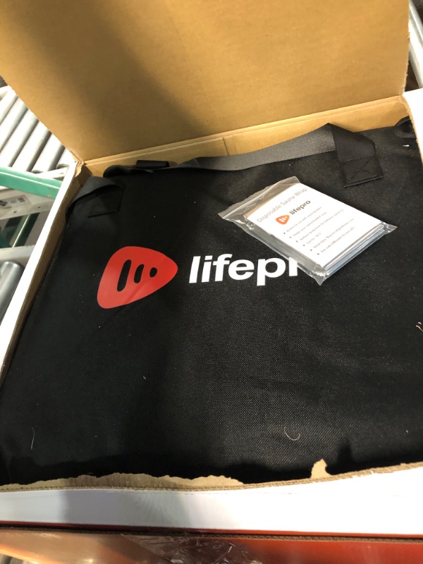 Photo 3 of LifePro Far Infrared Sauna Blanket - Portable Infrared Sauna for Home Relaxation - Sauna Blanket for Weight Loss and Detox - Infrared Blanket Sauna with 77–176 °F Temp Range