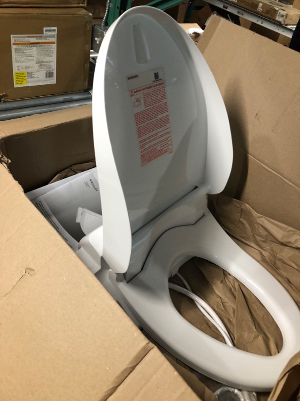 Photo 2 of ***USED - POSSIBLY MISSING PARTS - UNABLE TO TEST***
TOTO SW3084#01 WASHLET C5 Electronic Bidet Toilet Seat with PREMIST and EWATER+ Wand Cleaning, Elongated, Cotton White