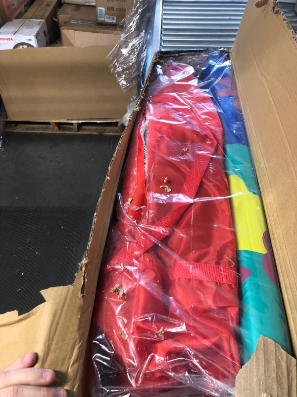 Photo 1 of Baby Play Portable Playard Play Pen with Mattress Safety 39inch x 39inch ?Colorful?
****CARRYING BAG IS CUT OPEN****