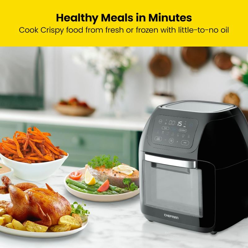 Photo 5 of (READ NOTES) CHEFMAN Multifunctional Digital Air Fryer+ Rotisserie, Dehydrator