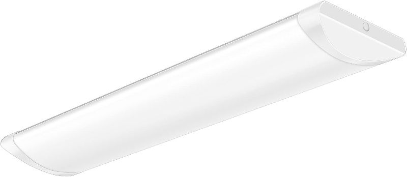 Photo 1 of (READ NOTES) ANTLUX 4FT LED Wraparound Puff Lights, 50W/5500LM, 3 Color Temperature Dimmable LED Wrap Light, 4 Foot LED Flush Mount Ceiling Lights, 48 Inch LED Light Fixtures for Kitchen Laundry Office, White
