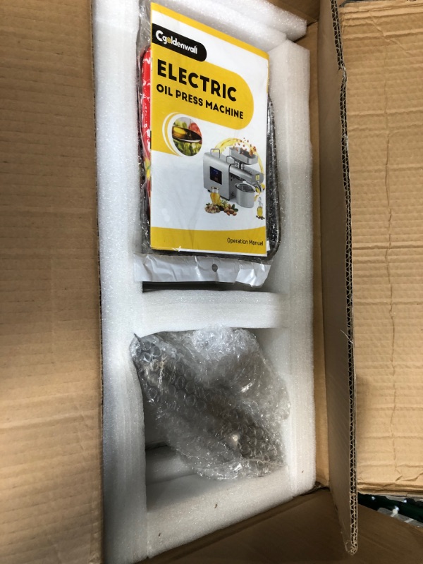 Photo 1 of CGOLDENWALL Oil Press Machine Automatic Oil Presser