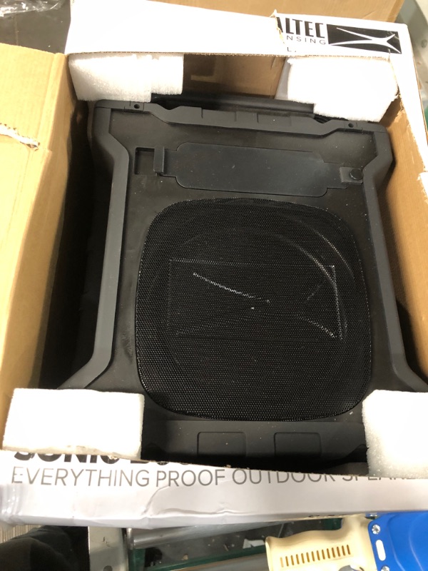 Photo 1 of Altec Lansing Sonic Boom - Waterproof Bluetooth Speaker with Phone Charger