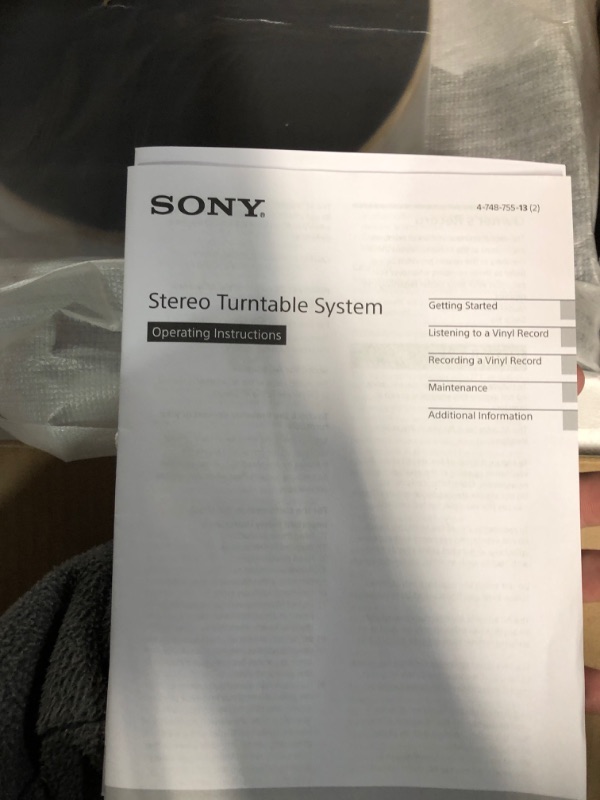 Photo 4 of Sony PS-LX310BT Belt Drive Turntable: Fully Automatic Wireless Vinyl Record Player with Bluetooth and USB Output Black