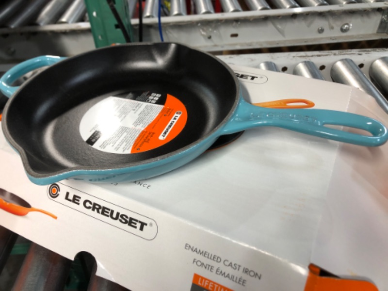 Photo 5 of Le Creuset Enameled Cast Iron Signature Cookware Set, 5 pc. , Caribbean 5 pc. Caribbean