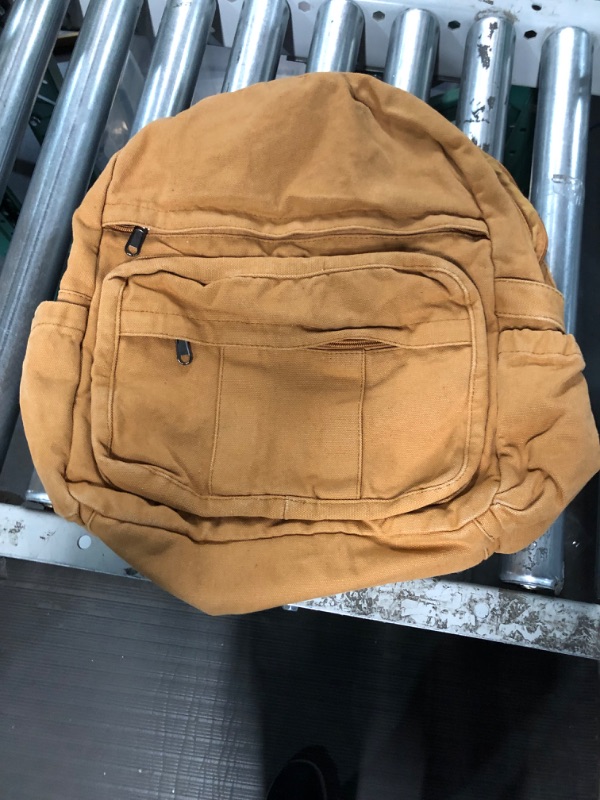 Photo 1 of 
Roll over image to zoom in
GAXOS Laptop Backpack for Women Travel Canvas Vintage Brown Aesthetic School