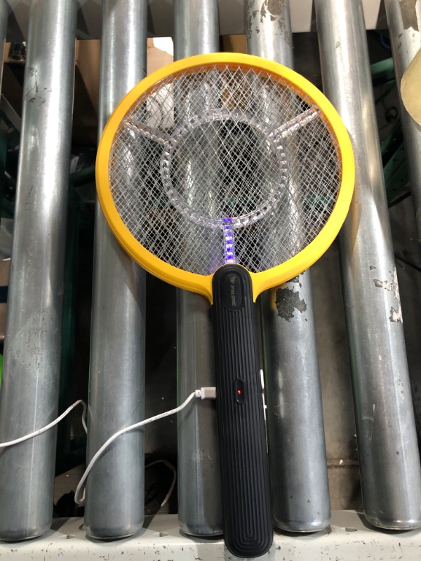 Photo 2 of *SIMILAR TO STOCK PHOTO* Electric Fly Swatter Racket & Mosquito Zapper Medium Yellow