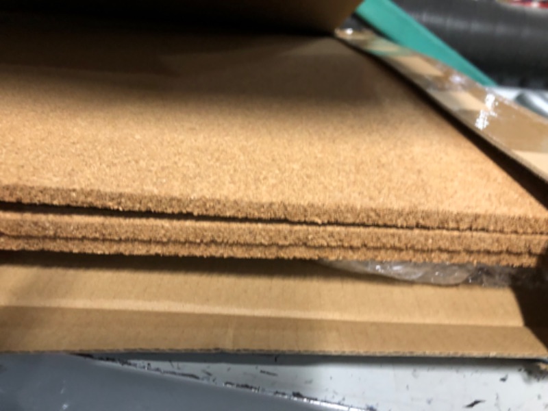 Photo 1 of Wesiti 3 Pack Cork Sheets Set, 1/4 Inch Thickness Rectangle Frameless Cork Boards Large Without Adhesive Cork Sheets for Bulletin Boards, DIY, Wall, Home, School, Office, Decorative (36 x 24 Inches)