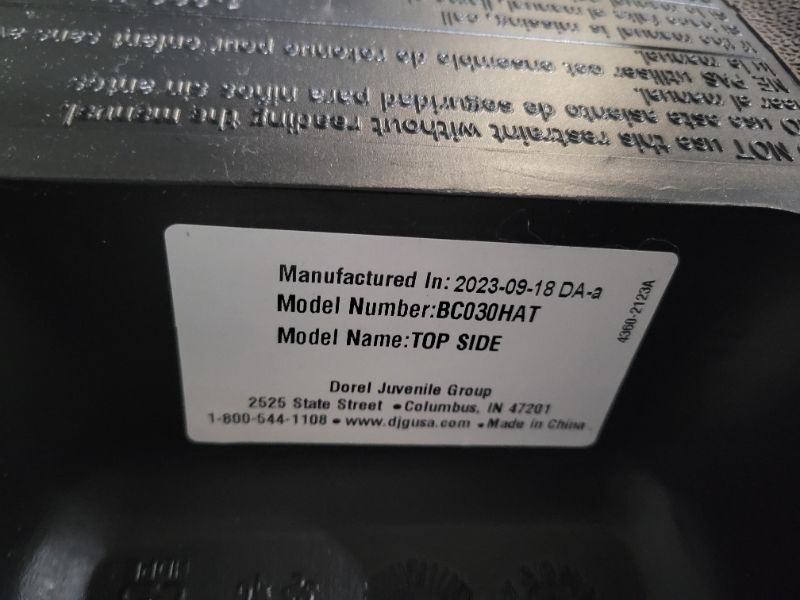 Photo 3 of **SEE NOTES/DAMAGED**
Cosco Topside Backless Booster Car Seat, Lightweight 40-100 lbs, Rainbow