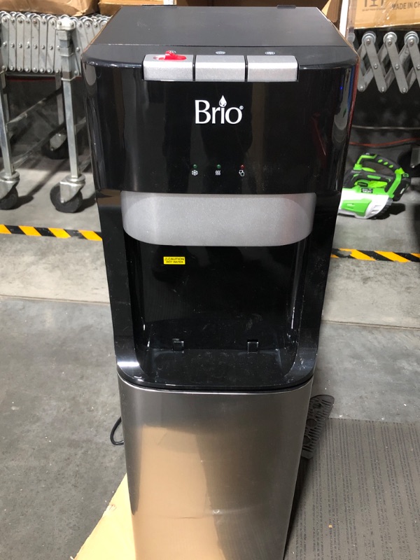 Photo 2 of * important * see clerk notes * 
Brio Bottom Loading Water Cooler Water Dispenser - Hot, Cold & Cool Water - UL/Energy Star Approved