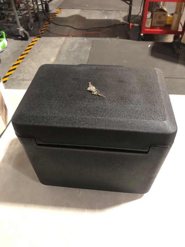 Photo 5 of ***USED - NO PACKAGING***
SentrySafe Fireproof Safe Box with Key Lock, Safe for Files and Documents, 0.61 Cubic Feet, 13.6 x 15.3 x 12.1 inches, 1170