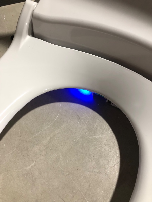 Photo 5 of ***USED - MISSING REMOTE - POWERS ON - UNABLE TO TEST FURTHER***
Bio Bidet by Bemis - Slim Three Bidet Toilet Seat - Round - White