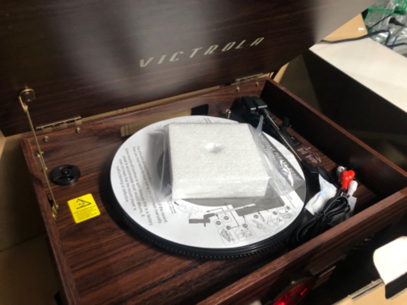 Photo 3 of Victrola Nostalgic 6-in-1 Bluetooth Record Player & Multimedia Center with Built-in Speakers|Espresso