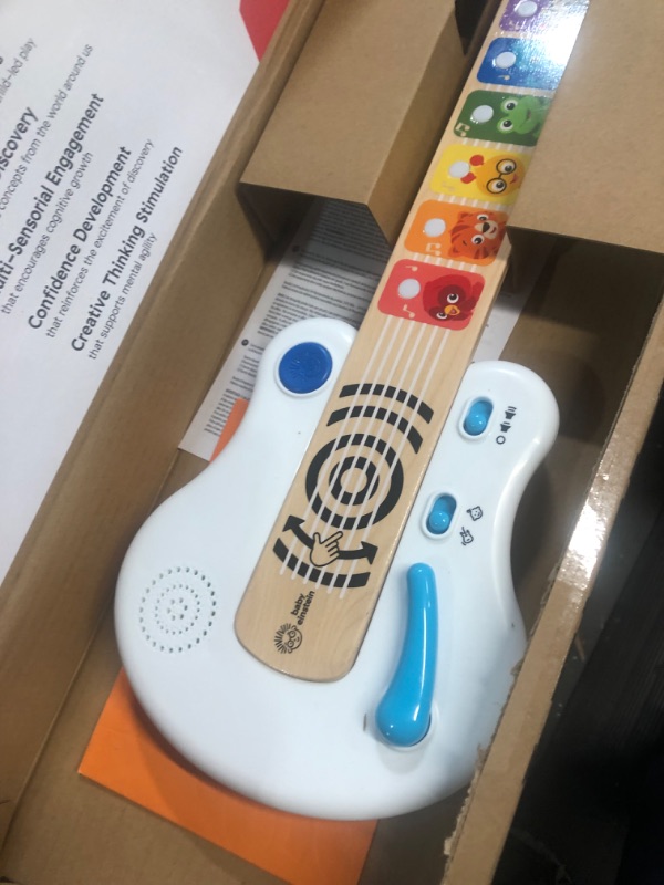 Photo 2 of Baby Einstein Together in Tune Guitar? Safe Wireless Wooden Musical Toddler Toy, Magic Touch Collection, Age 6 Months+ Connected Guitar