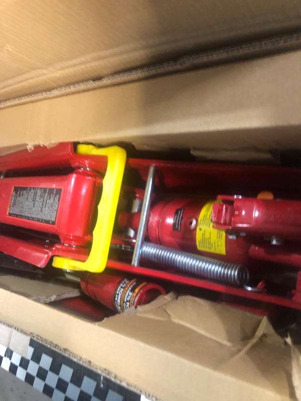 Photo 2 of Bundle of BIG RED T83006 Torin Hydraulic Trolley Service/Floor Jack with Extra Saddle, 3 Ton (6,000 lb) Stands, 3 Ton (6,000 lb) Capacity, 2 Stands Red + Jack Stands