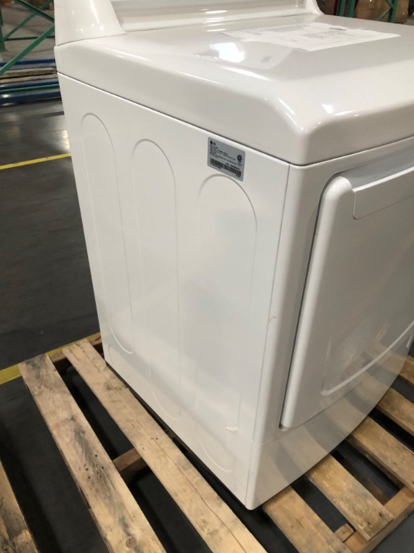 Photo 6 of LG 7.3-cu ft Electric Dryer (White) ENERGY STAR