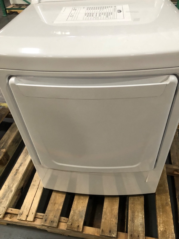 Photo 1 of LG 7.3-cu ft Electric Dryer (White) ENERGY STAR