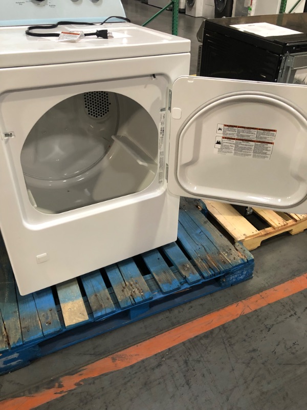 Photo 8 of Whirlpool 7-cu ft Reversible Side Swing Door Gas Dryer (White)
