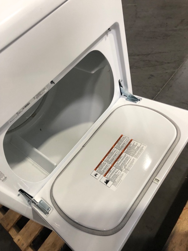 Photo 1 of Whirlpool 7-cu ft Hamper DoorGas Dryer (White)