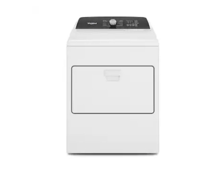 Photo 1 of Whirlpool 7-cu ft Hamper DoorGas Dryer (White)