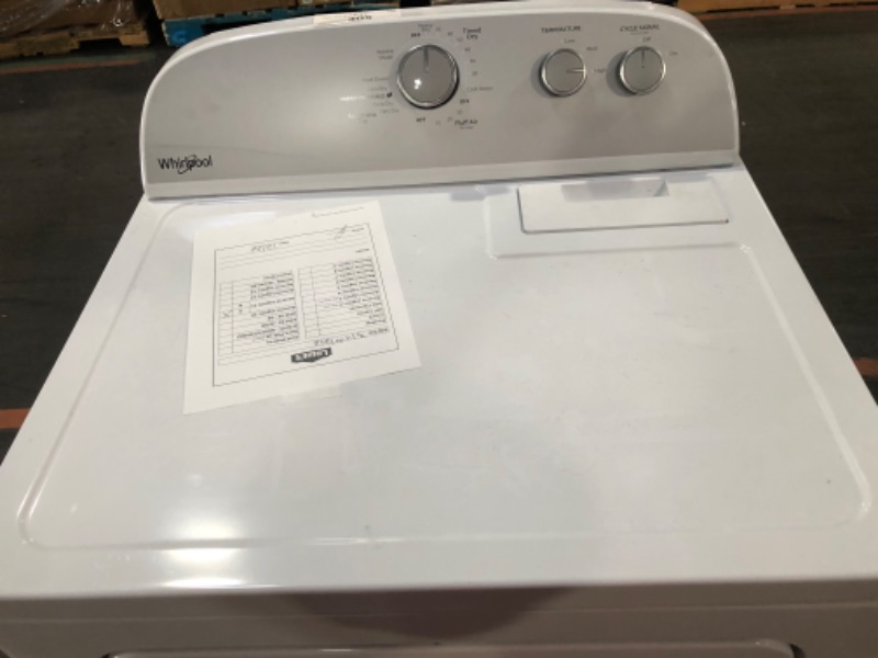 Photo 2 of Whirlpool 7-cu ft Reversible Side Swing Door Gas Dryer (White)