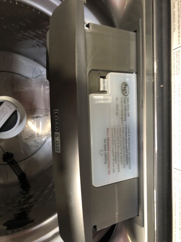 Photo 9 of Whirlpool 5.3-cu ft High Efficiency Impeller Top-Load Washer (Volcano Black) ENERGY STAR