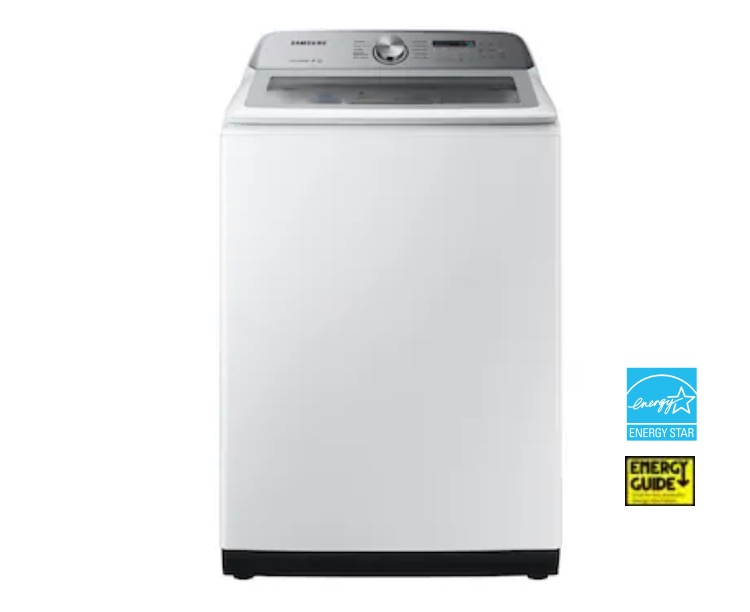 Photo 1 of Samsung 5-cu ft High Efficiency Impeller Top-Load Washer (White) ENERGY STAR